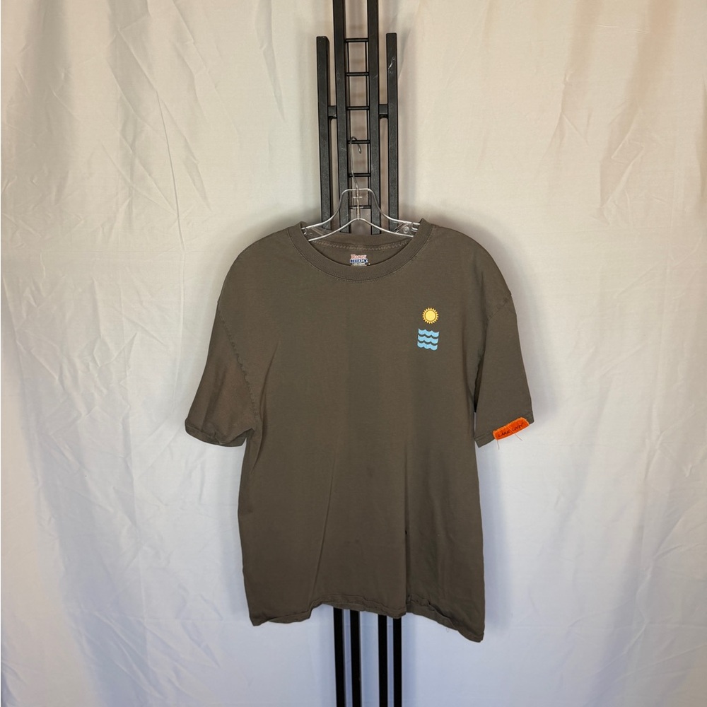 Hanes Brown Short Sleeve Tee with‎ Graphic